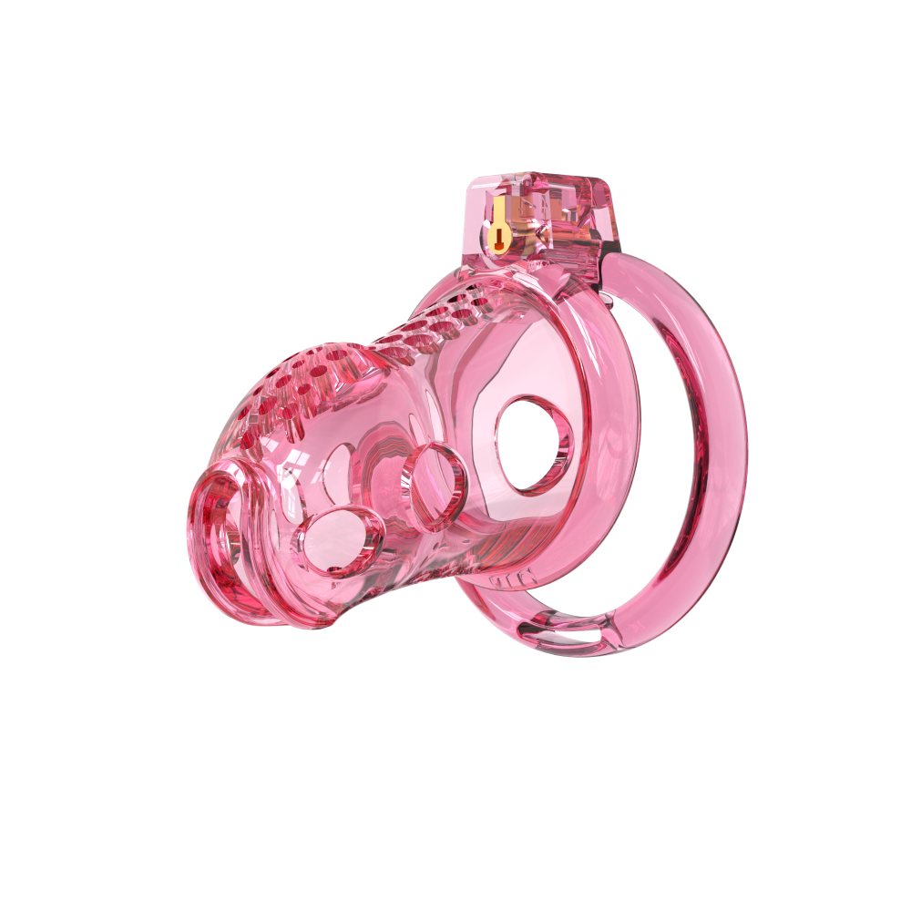 New Transparent Soft Rubber 6 Sizes Ring Male Chastity Device with Urethra Sound Cock Cage for Men