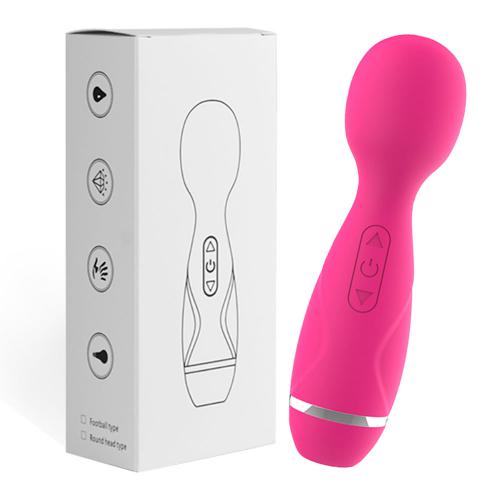 Personal Wand Massager Mini Sucking Massager Vibrator Wand Clitoral G-Spot Powerful Rose Vibrator Sex Toy for Women