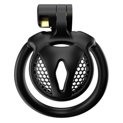 Plastic Male Slave Chastity Cage Device Cock Bondage Locks Penis Ring  Adult Sex Toys for Men