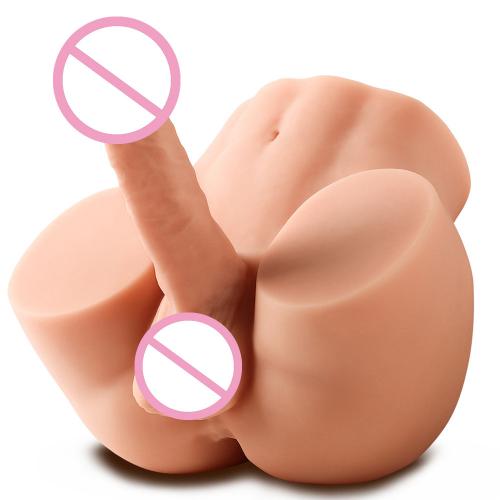 Real Touch Half Body Sex Love Doll Realistic Women Masturbation Sex Toys Human Male Doll Torso with Dildo and Butt