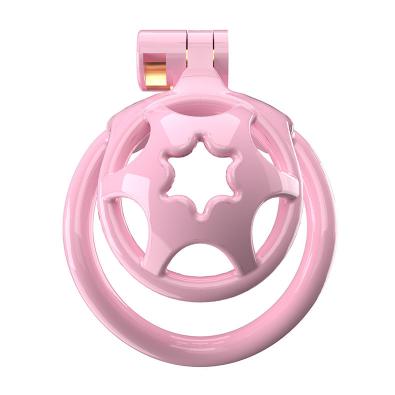 Short Plastic Hollow Male Chastity Cock Cage Anti-Masturbation Tool Sex Toy