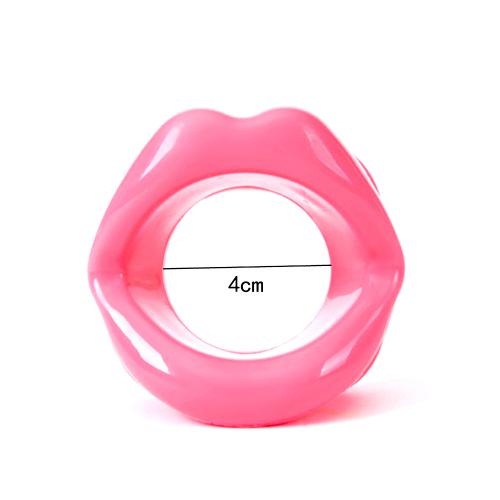 Silicone Lips Face Slim Exerciser Rubber Muscle Lips Trainer Tightener Face Lift Tool Playing Props