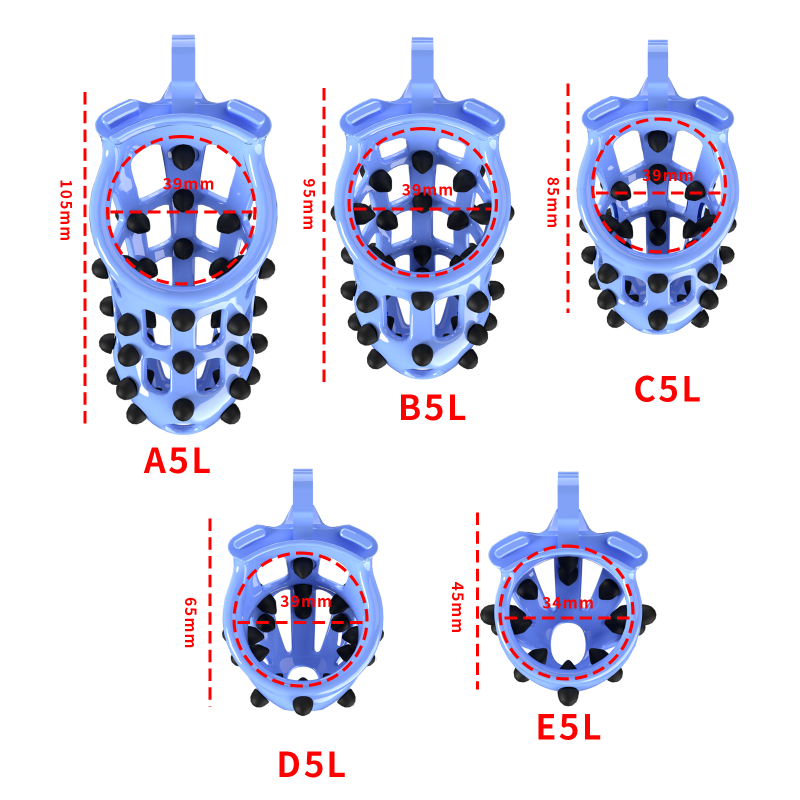Silicone Soft Spike Desire Bondage Cage Male Chastity Device Adult Sex Toys