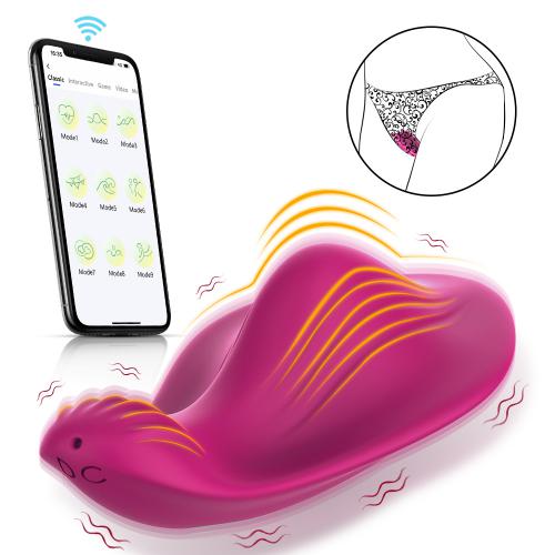 Smart App Controlled Vibrator Wearable Couples Toys Intimate Butterfly Vibrator Silicone Sex Toy Woman USB Vibrators for Women