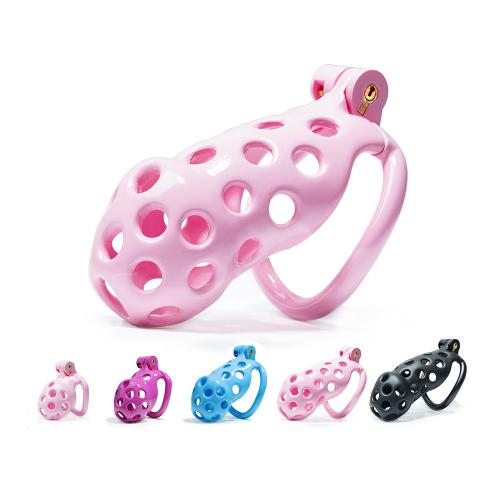 Ultra-light and Breathable Curved Ring Chastity Belt Cock Cage Penis Lock Male Bdsm Toys