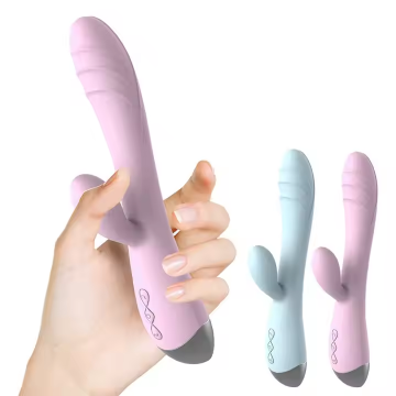 Wholesale Double Head Vibrator g Spot Vibrator Dildo 10-frequency Dual-motor Vibrator Rabbit