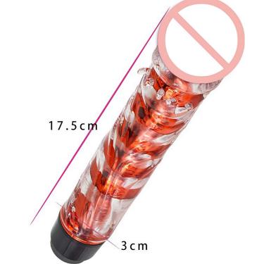 Women's Transparent Vibrating Bullet Sexual Vibrator Soft Dildo Vibrator Sleeve for Sex