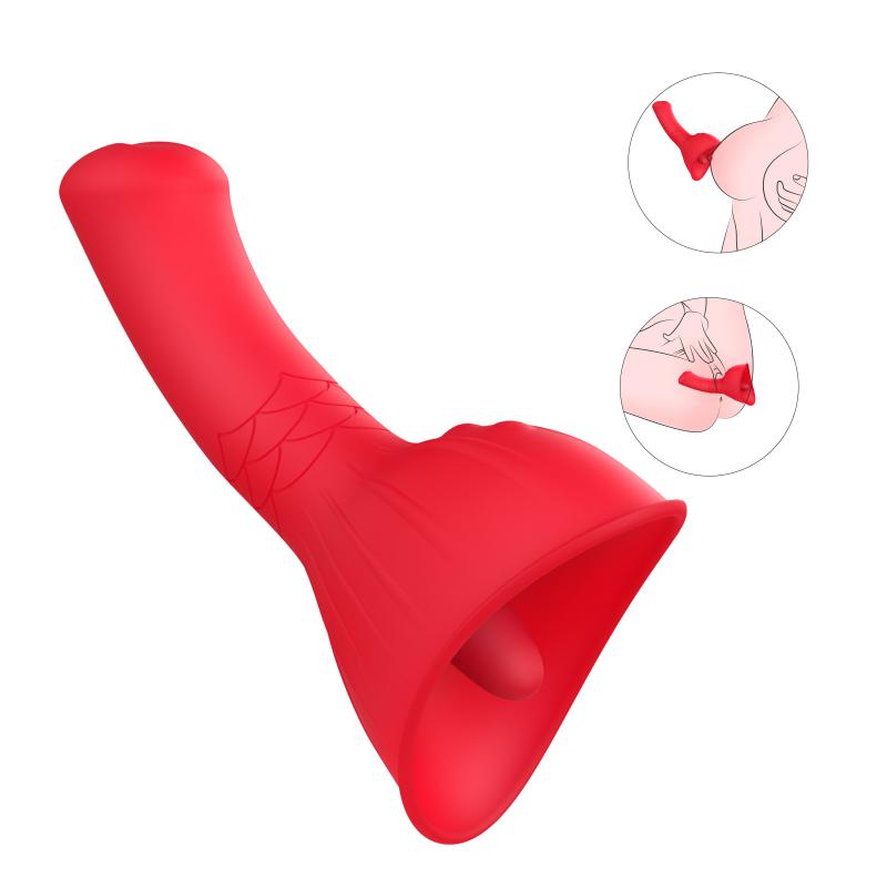  2024 New Popular Selling Silicone Massager Women Sex Toys Mermaid 10 Speeds Adult Soft Tongue Vibrator