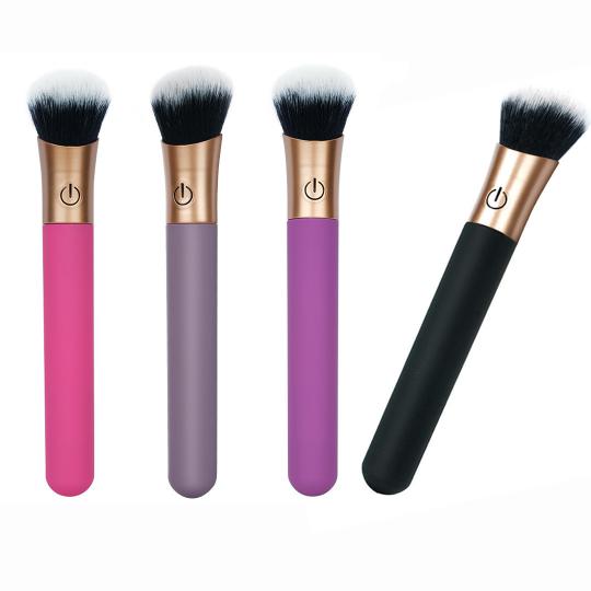  2024 Wholesale Av Wand Usb Charge Massage Sex Toy Adult Vaginal Clitoral Couple Sm Female Sex Toy Makeup Brush Vibrator