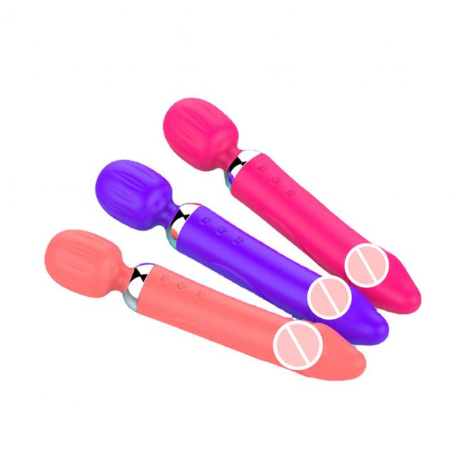  Double Dildo Stimulator Usb Rechargeable 12 Frequency Vibrating Sucking Sex Toy for Women G-spot Vibrator Silicone Clitoral