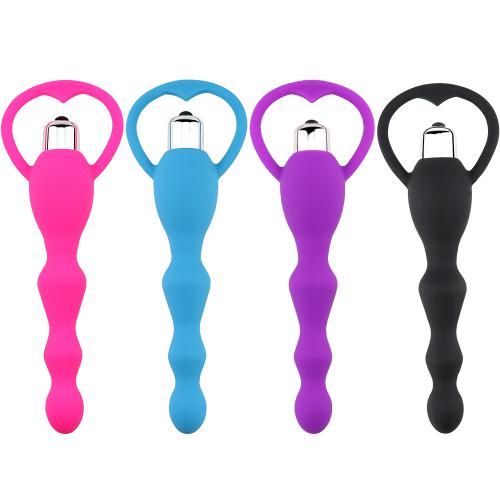  Factory ODM/OEM Men Sex Toy Massage Treatment Prostate Massager 10 Vibration Mode Long Butt Plug Anal Beads Vibrator