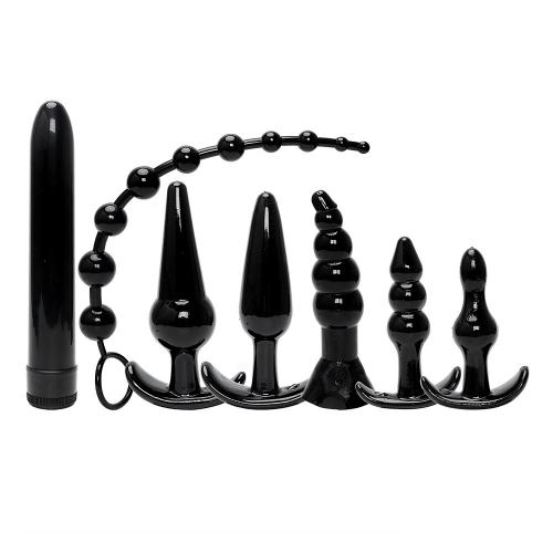  Men Anal Plug Sex Toy Massage Treatment 7 Pcs Couple Gay Man Woman Silicone Big Anal Butt Plug Set Sax Toys for Man Anal