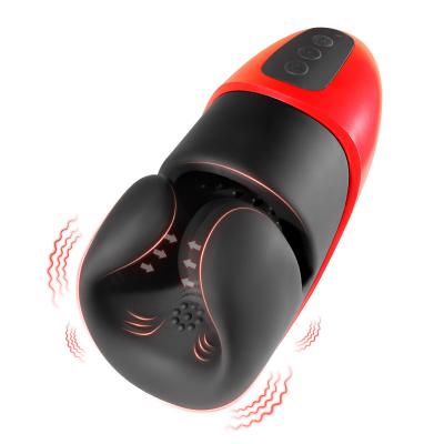  New Design Electric Massage Stimulator Vibrator Adult Automatic Male Clip Masturbate Cup 18 Electronic Sex Toy for Men
