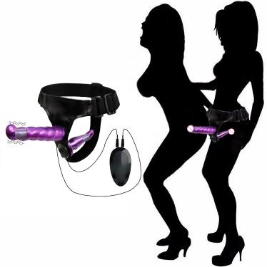  Underwear Strapon Double Ended Head Dildo with Belt Couples Lesbian Vibrator Strap on Dildo Sex Toys for Both Woman Dress