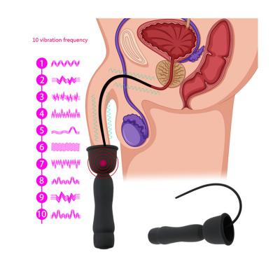  Wholesale 2024 Usb Charging Man Sm Play Adult 10 Frequency Sex Toy Dilator Urethral Vibrator Urethral Sounding
