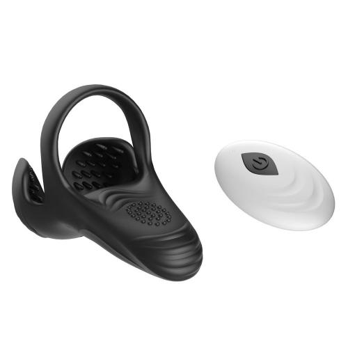  Wholesale Male Boy Penis Cock Ring Remote Control Vibrator Cock Ring Sex Toy Vibrating Tool Device Testicle Massage