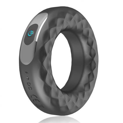 10 Speeds Male Flirting Stimulate Delay Ejaculation Silicone Penis Ring Vibrator Big Size Boys Gay Cock Ring for Men