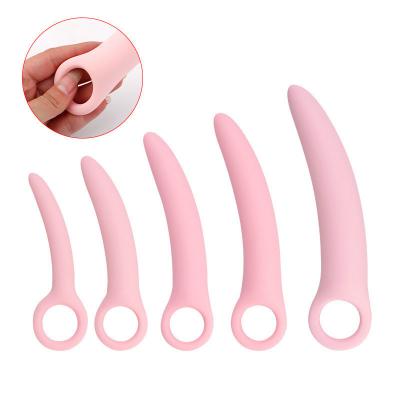 5size Hand-hold Silicone Butt Plug Toys Vagina Open Pussy Plug Massager Anus Dilator Gay Anal Plug Set for Men