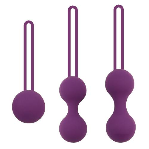 Amazon Top Selling 3pcs Beginners Women Ben Wall Set Silicone Vagina Exercise Balls Kegel Balls for Tightening