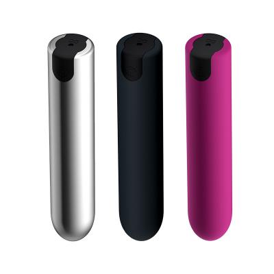 Battery Size Rechargeable Wireless Silicone Mini Bullet Vibrator Sex Toy Women
