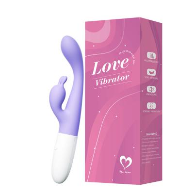 Erotic Rabbit Vibrator Dildo G-Spot Clitoris Stimulator Nipple Vagina Massager Female Masturbator Orgasm Sex Toys
