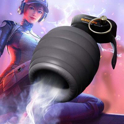 Hand Grenades Male Masturbator Cup Electric Oral Sex Exerciser Machine for Men