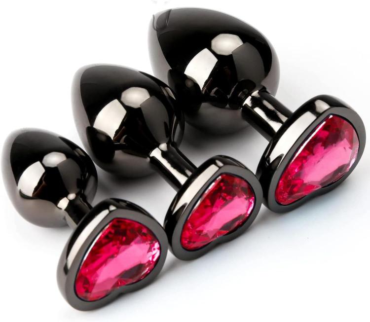 Jewelry Design Anal Sex Trainer Anal Stimulation Massage Metal Anal Plug for Men