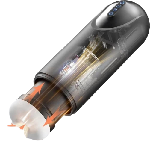 Popular Adult Sex Product Fully Automatic Men's Masturbator Alien Airplane Cup Famous Inverted Toy TPE Material Soft Vibration