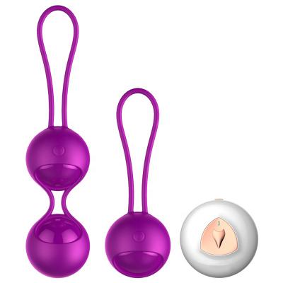 Remote Control Yoga Weighted Vagina Training Vibrating Egg Koro Ball Beginner Tighten Ben Wa Kit Silicone Exercise Kegel Ball