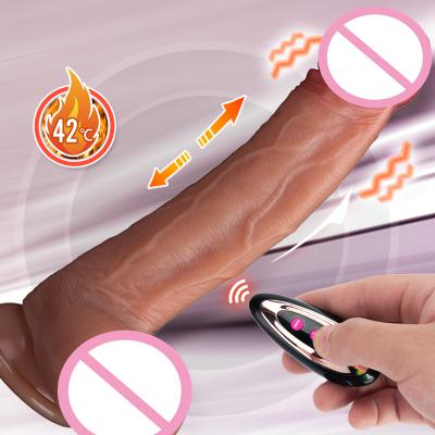 Sex Shop Wireless Remote Control Thrusting Silicone Anal Dildo Vibrator Strong Suction Cup Artificial Rubber Penis