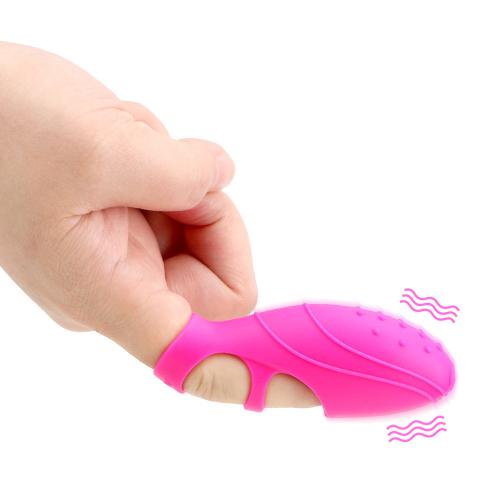 Wholesale Hot Popular Women Lady Female Finger Ring Vibrating Finger Vibrator Sex Toy