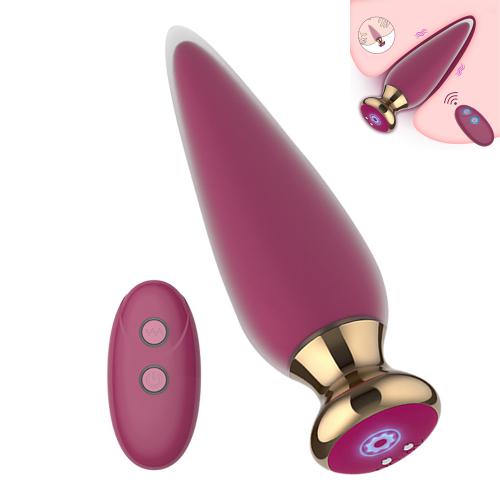 Wireless Remote Control Vibrating Anal Plug 10 Speeds Prostate Massager Anal Toy Bullet Vibrator Sex Toys Women