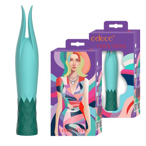  Dual Color Mini Dildo Vibrator Sex Toys for Women Self-Jumping&Tease USB Charging Waterproof IPX7 Silicone Bullet