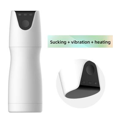 Rechargeable Auto Suction Vibration Pussy Flesh Dildo Vibrator Ass Masturbation Cup with Bullet Features Sex Toys