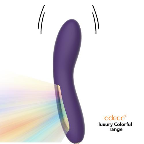  USB Rechargeable 7 Speeds Woman G-Spot Vibrator Led Light Adult Sex Toys Mini Vibrator Sex Toys for Woman