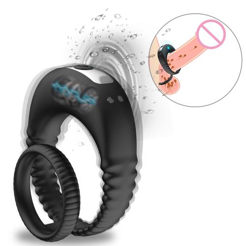  Vibrator Cock Ring Penis Delay Ejaculation on for Man Sex Toys for Men Couple Rings Penisring Toys for Adults 18