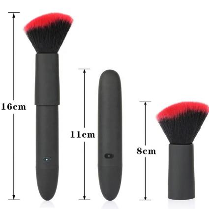10 Modes Vibrating Makeup Brush Vibrator Women Massager Wand Dildo Vibrator Sex Toys for Women