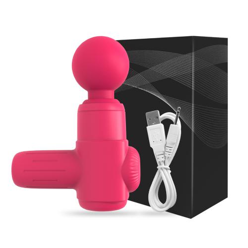 10 Speeds Mini Pocket Muscle Gun Massager Powerful Vibrators Fascial Gun for Pain Relief Body and Neck Vibrator Fitness