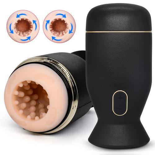 2023 New Sex Toys for Men Realistic Silicone Vagina Artificial Pussy Male Suction Automatic Sucking Masturbator Cup