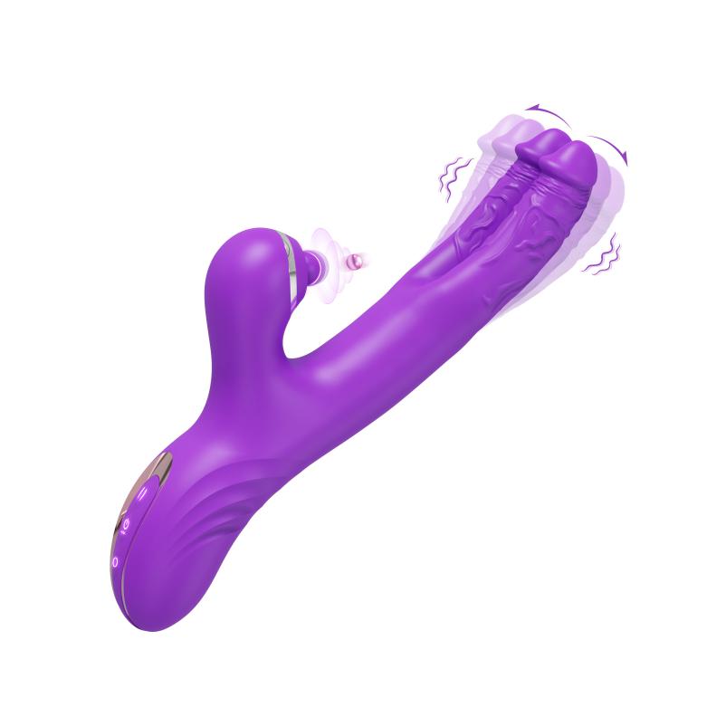 2024 New Design 3 in 1 Vibrator Simulation Double Penis Vibrator for Woman Couples Sex Toy Masturbator Pleasure Toy for Female