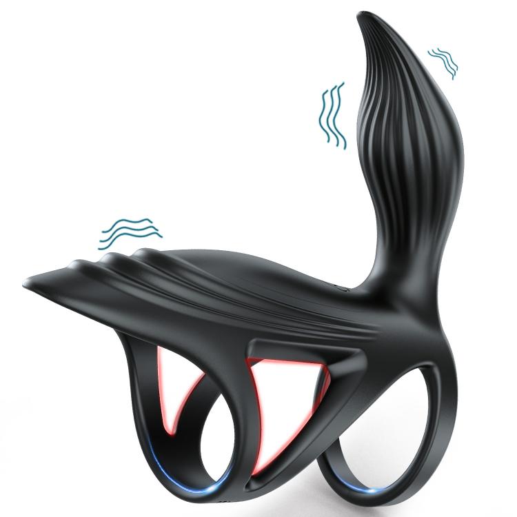 9  Vibration Speed Wholesale Silicone Cock Ring Vibrator Sex Toys Adults for Men Penis Rings Delay Ejaculation