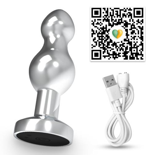 ALWUP App Control Anal Vibrator Adult Sex Toys Thrusting Vibrator  Plug Anal Plug Sex Toys for Men & Women Stainless Steel Plug