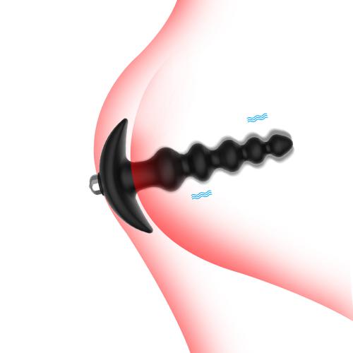 ALWUP Butt Plug Extra Large Soft Pagoda Pull Beads Waterproof Prostate Massager Sex Toys Pull Beads for Men Woman