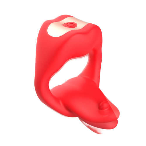 APP Controlled Waterproof Silicone Penis Vibrator and Cock Ring Testis Stimulation Men