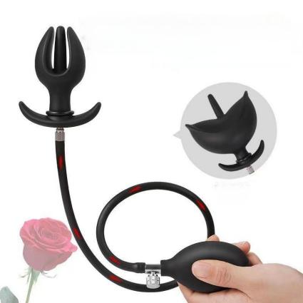 Adult Toys Medical Grade Silicone Female Inflatable Extra Long Silicone Butt Expander Anal Plug Sex Toys for Gay-Sex-Toys