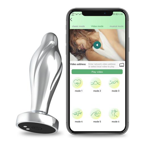 Alwup Stainless Steel Anal Plug Butt Plug Gay Product Erotic Bullet Vibrator Sex Toys for Women Men Adult