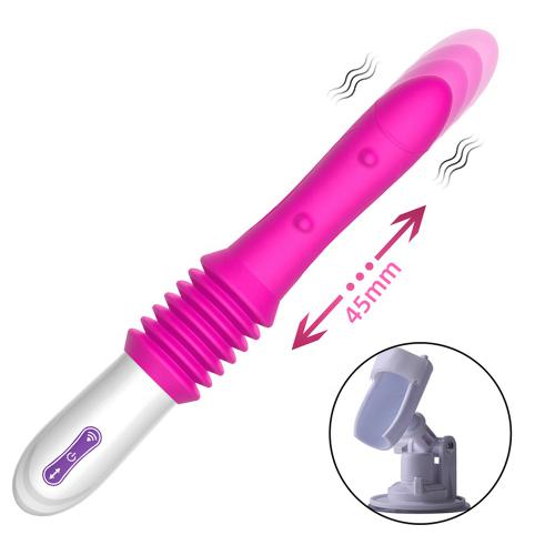 Automatic Thrusting Realistic Dildo Vibrator Sex Toys for Women Female Telescopic Penis Masturbator Vibrator Adult Toys