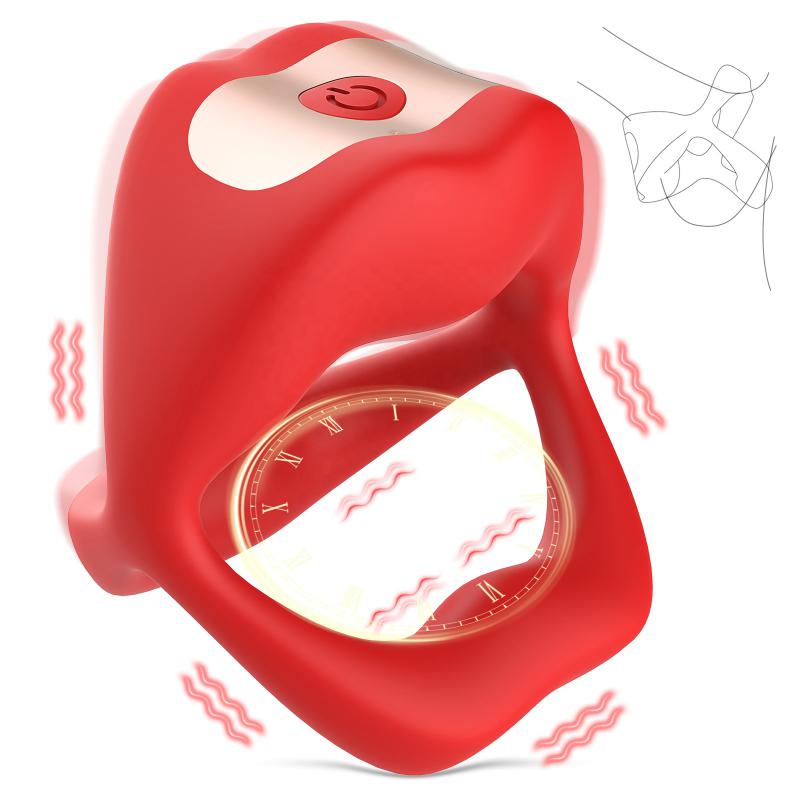 Control APP Wireless Silicone Soft Safe Penis Ring Cock Multi-Function Ejaculation Controller Vibration Sex Toy