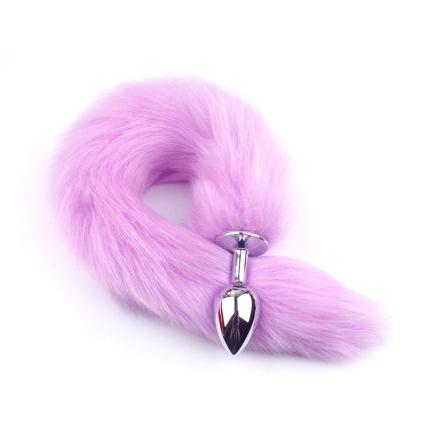 Couple Metal Feather Anal Toys Erotic Sexy Butt Plug Adult Fox Tail Butt Plug Sex Toys for Woman