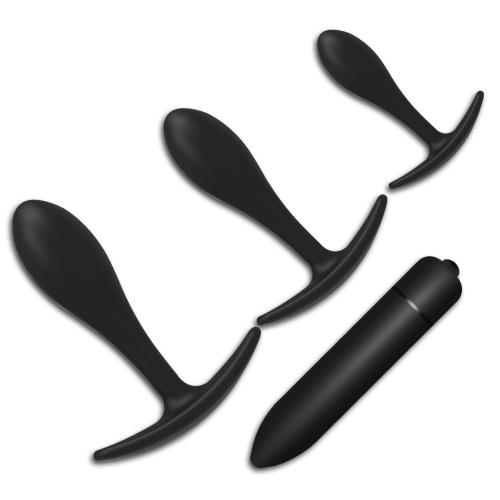 Factory Customization Anal Butt Plug Silicone Bullet Vibrator Sex Toys for Man Woman Couple Stimulator